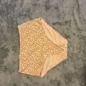 Never worn high waisted bikin bottoms from Aerie